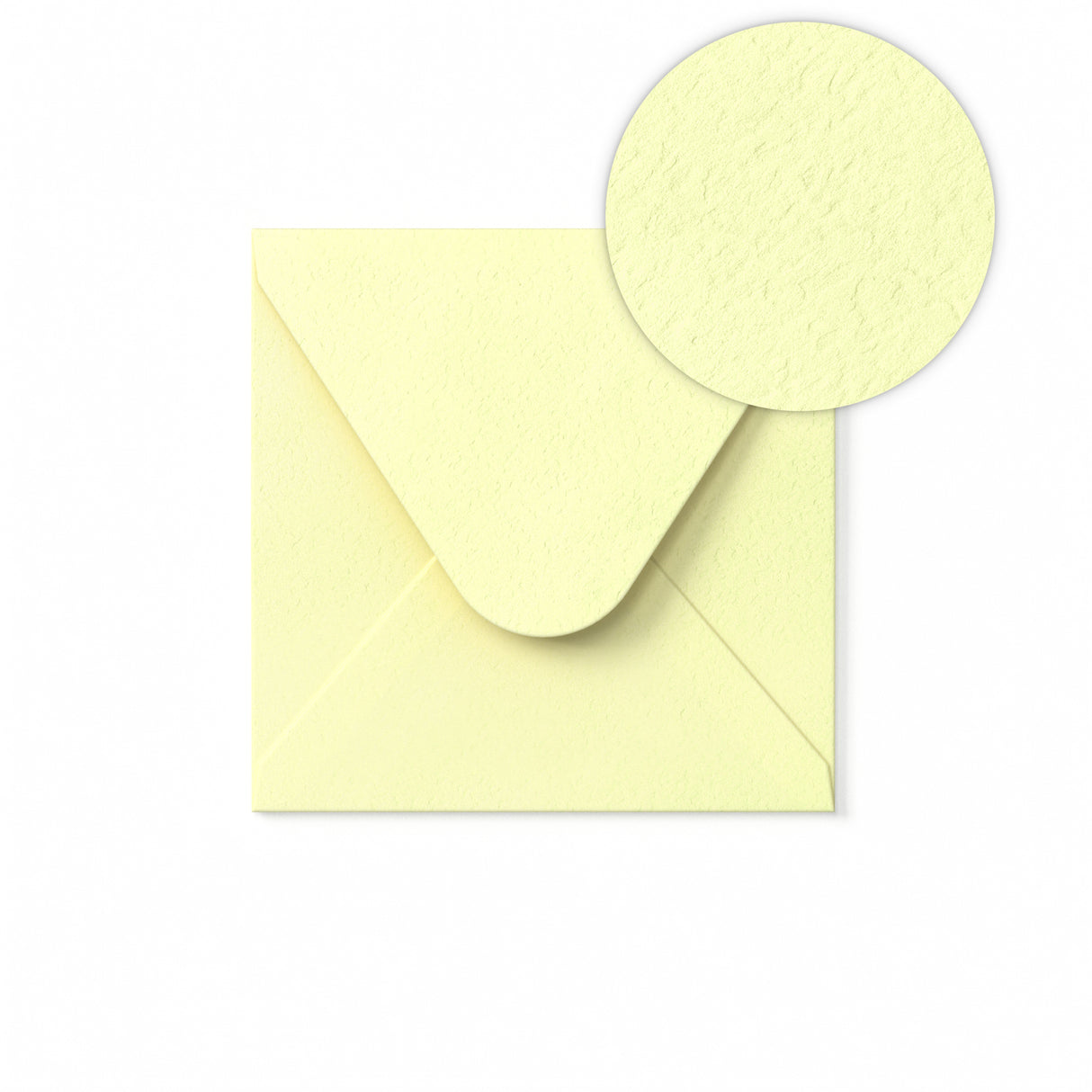 Busta colore avorio con effetto martellato 110 x 110 mm