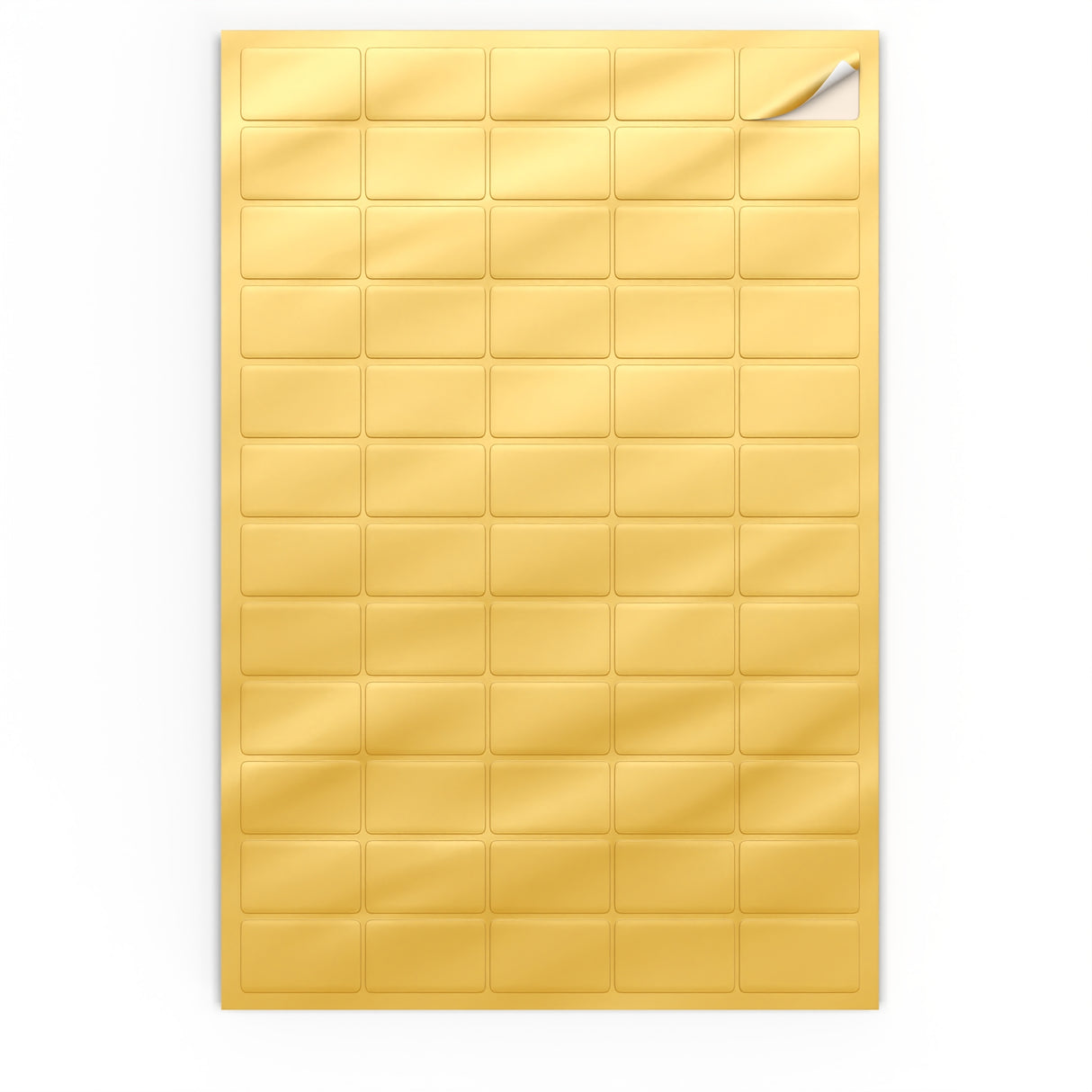 Etichette adesive rettangolari