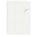 Etichette adesive rettangolari