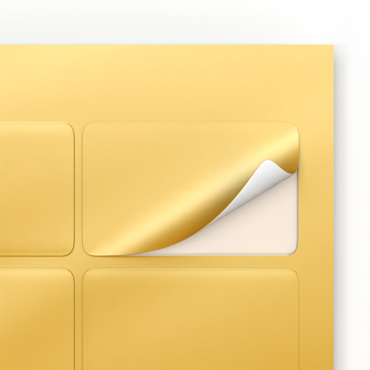 Etichette adesive rettangolari