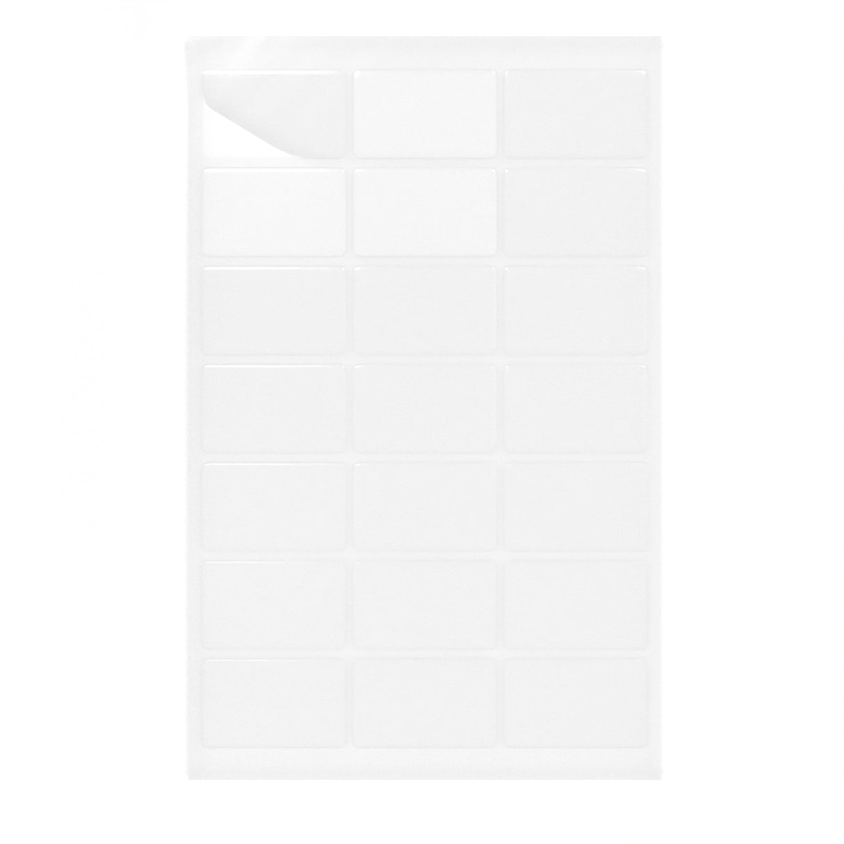 Etichette adesive rettangolari