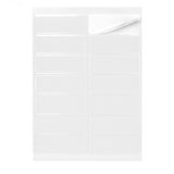 Etichette adesive rettangolari