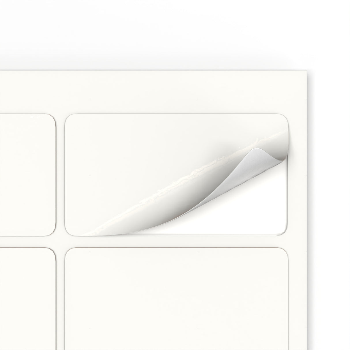 Etichette adesive rettangolari