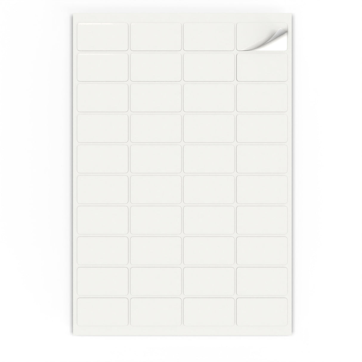 Etichette adesive rettangolari