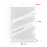 Sacchetti in cellofan con dispositivo d'aggancio (PPO)