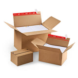 Scatola in cartone a profonditÃ  variabile con chiusura autosigillante per spedizioni