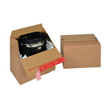 Scatola di cartone con chiusura autosigillante per spedizioni