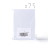 Confezione di biglietti bianchi martellati a tre ante con finestra ovale