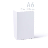 Confezione di biglietti e buste bianche con bordo ondulato