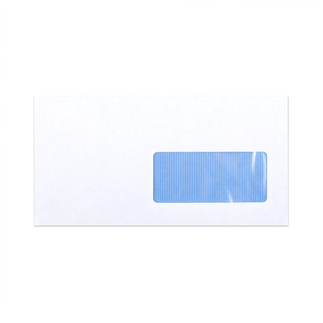 Busta colore bianco con stampa interna - finestra 115x225 mm (DL+) 80gr/m²
