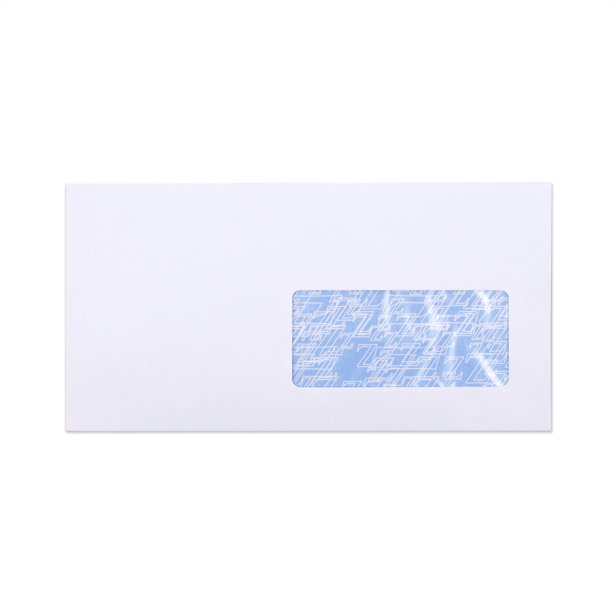 Busta colore bianco con stampa interna - finestra 115x225 mm (DL+) 90gsm