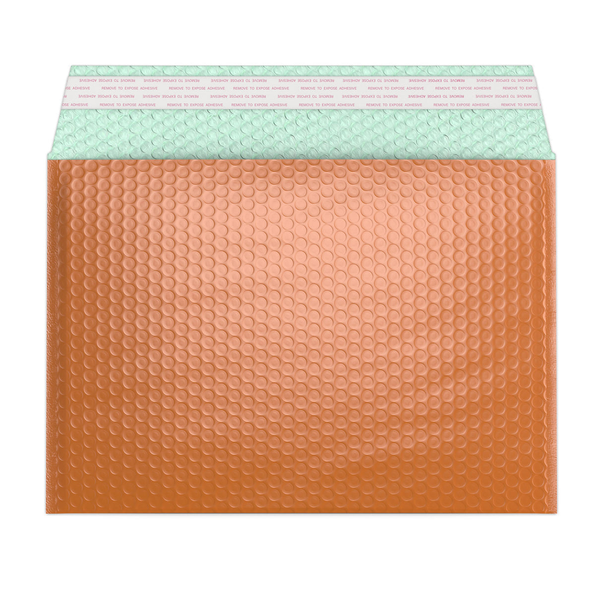 Buste a bolle d'aria con finitura metallica brillante