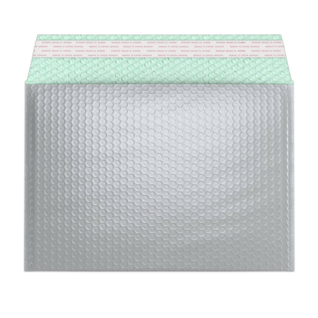 Buste a bolle d'aria con finitura metallica brillante