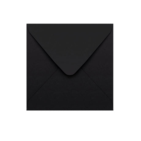 Busta colore nero con patella a V 155×155 mm