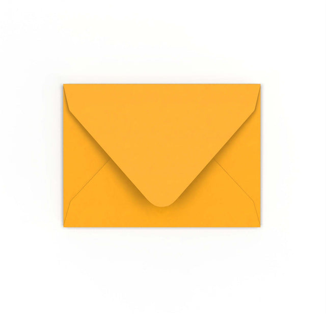 C7 Dark Yellow Gummed V-Flap Envelope (82 x 113mm)