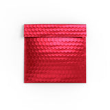 Buste a bolle d'aria con finitura metallica brillante