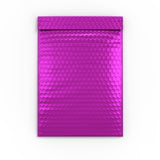 Buste a bolle d'aria con finitura metallica brillante