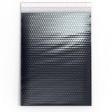 Buste a bolle d'aria con finitura metallica brillante