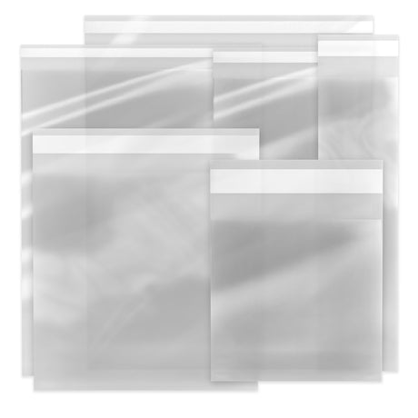 Sacchetti in cellophane con gancio Sacchetti in cellophane con gancio