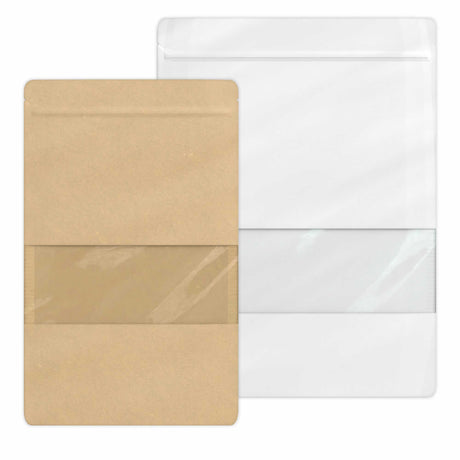 Busta Doypack per alimenti con finestra