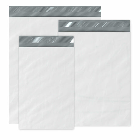 Sacche per spedizioni in polietilene bianco