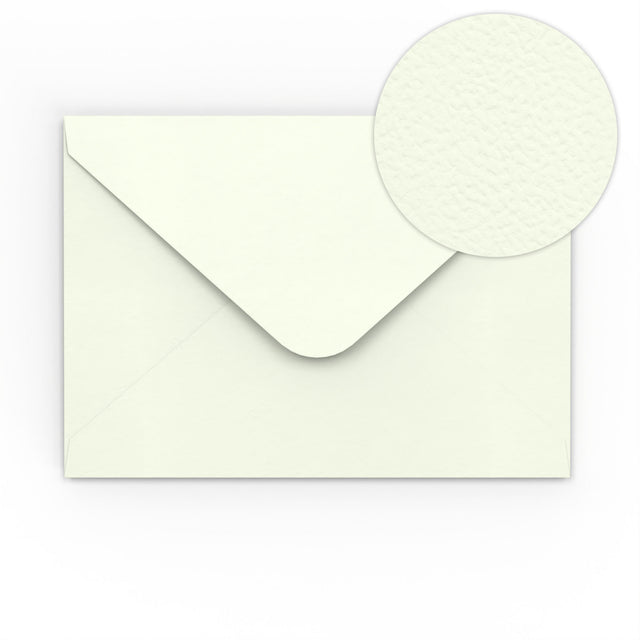 DL Milk White Hammer Envelope (110 x 220mm) Milk White 162 x 229 mm Gummed